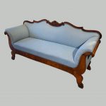 Blaues Biedermeier Sofa
