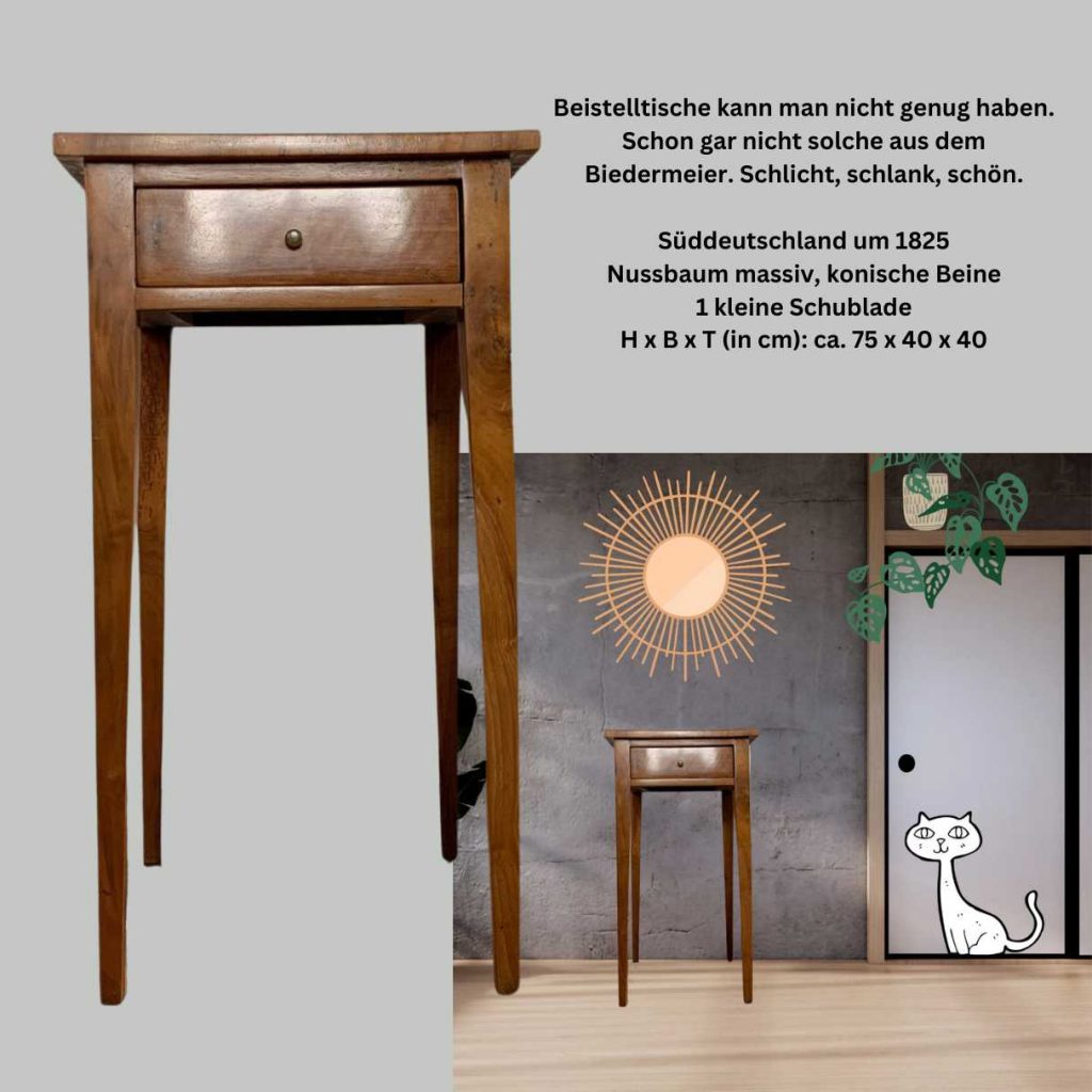 Beistelltisch Nussbaum