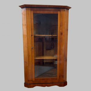 Biedermeier Eckvitrine